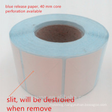 Self Adhesive Factory Price Paper, Vinyl, Pvc, Plastic Material Plain Sticker Roll